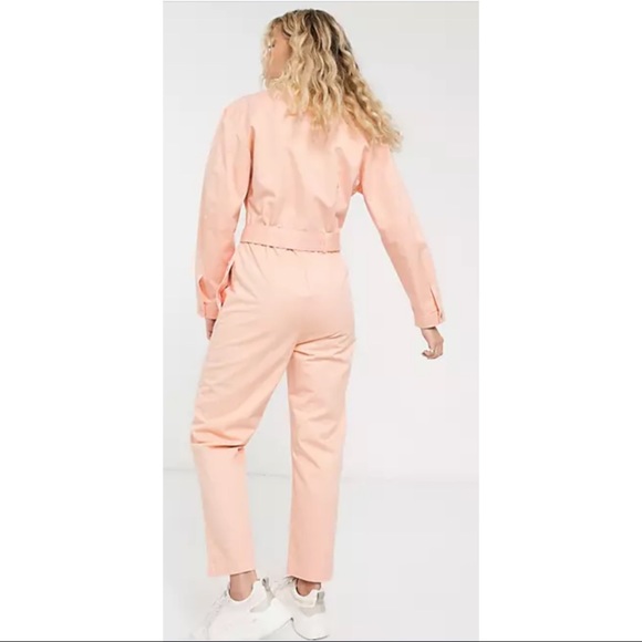 & OTHER STORIES ~Organic Cotton Tie Belt Jumpsuit (NWT) - Picture 8 of 11